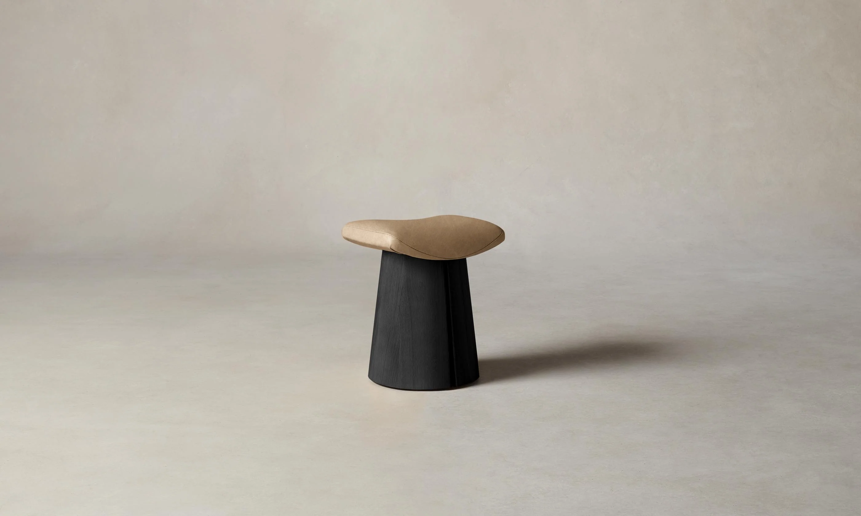 The Weston Stool - Tuscan Leather Camel - Image 3